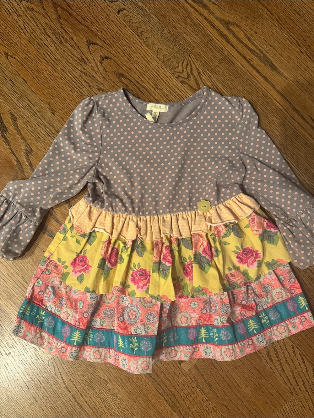 Matilda Jane girls Flynn Marjorine Friends Forever tunic top sz 6